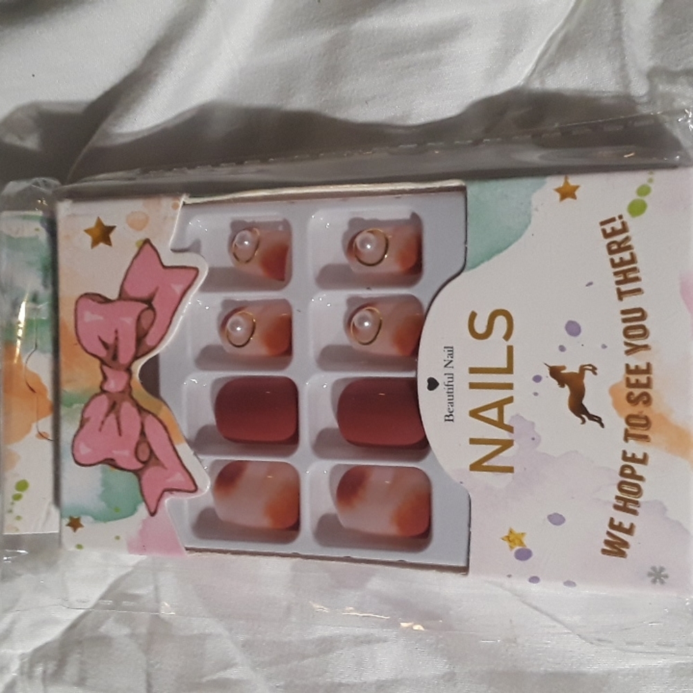 Marble fake nails/ BUNDLE ONLY